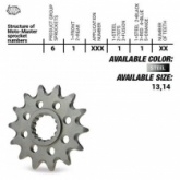 Звезда передняя Moto-master 565.14