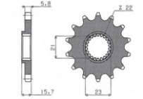 Звезда передняя Sunstar 37214