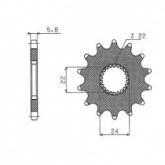 Звезда передняя Sunstar 37517