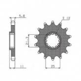 Звезда передняя Sunstar 38314