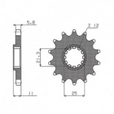 Звезда передняя Sunstar 38314
