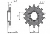 Звезда передняя Sunstar 38615
