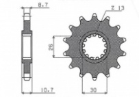 Звезда передняя Sunstar 51718