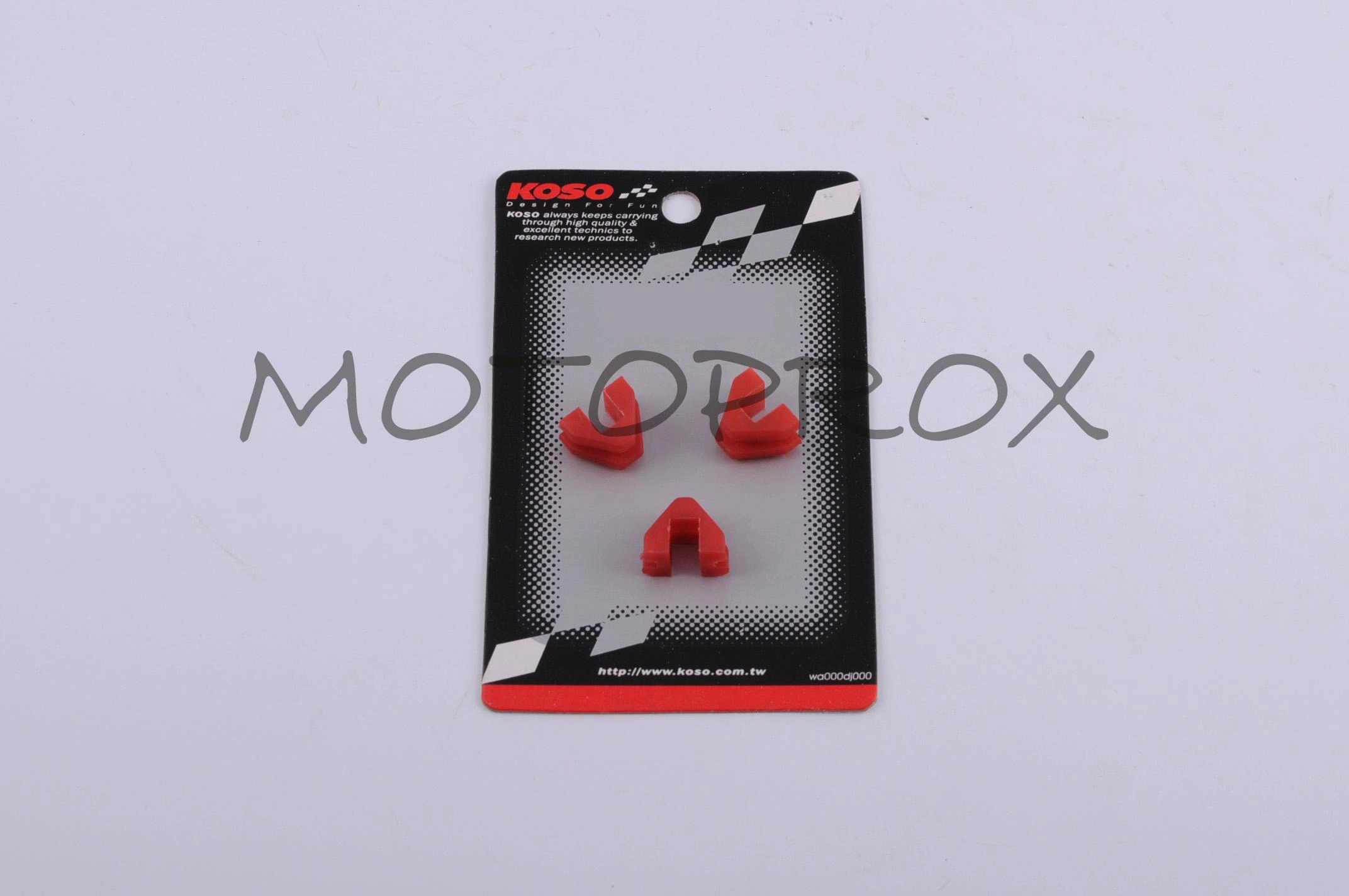 Слайдери варіатора переднього Koso SVP-005 Red GY6 50