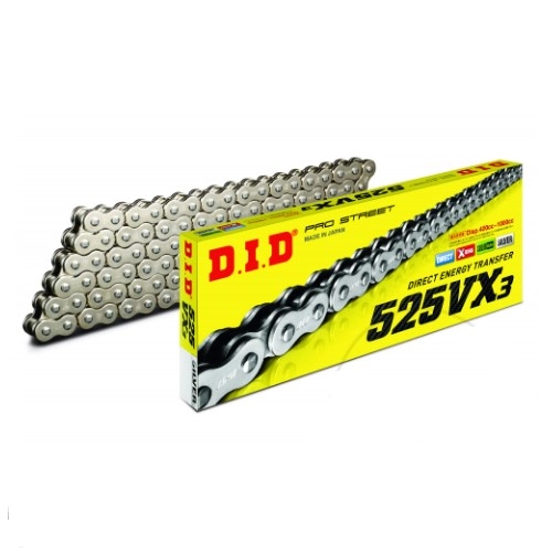Цепь приводная DID 525 S&S VX3/110 Silver