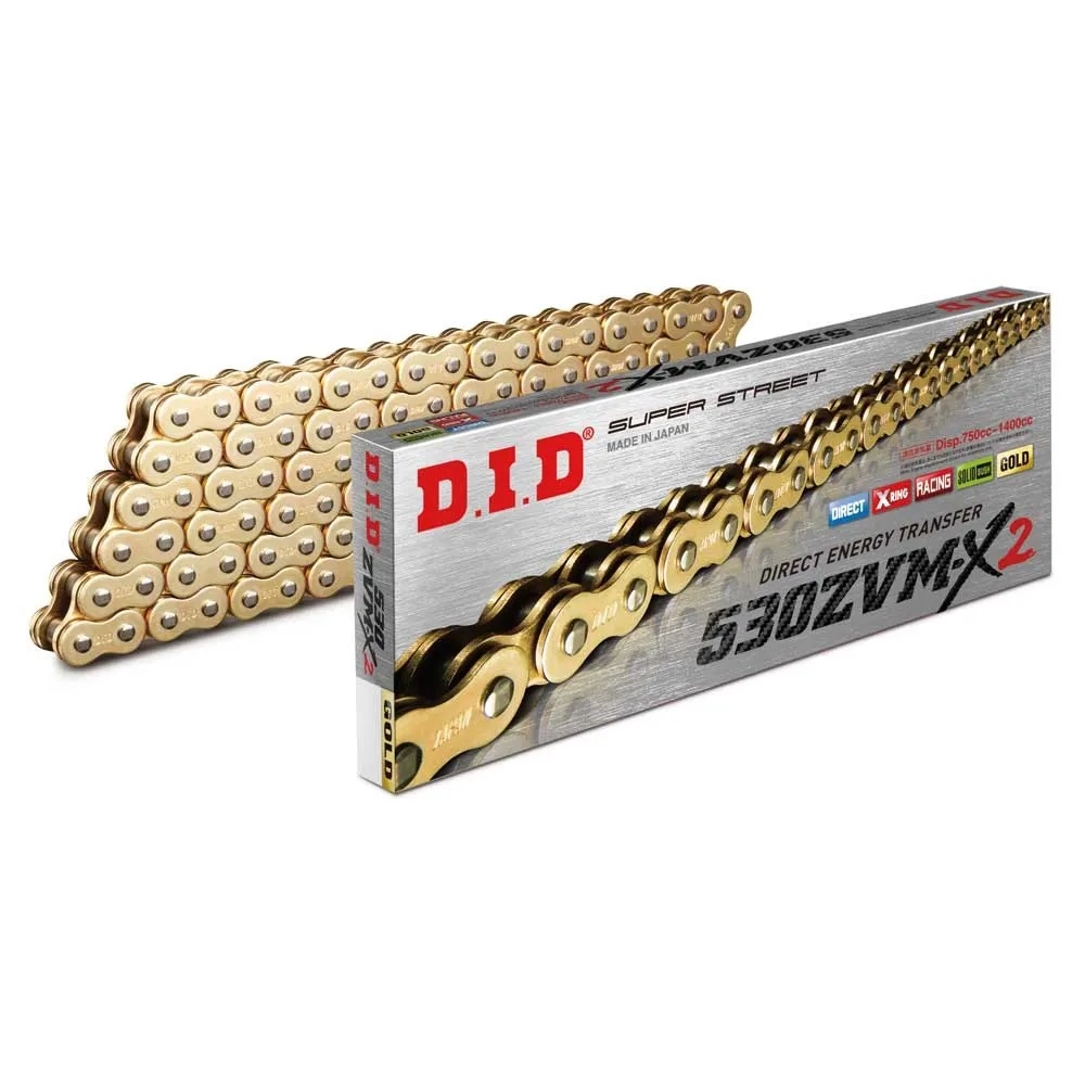 Ланцюг приводний DID 530 G&G ZVM-X2/116ZB Gold