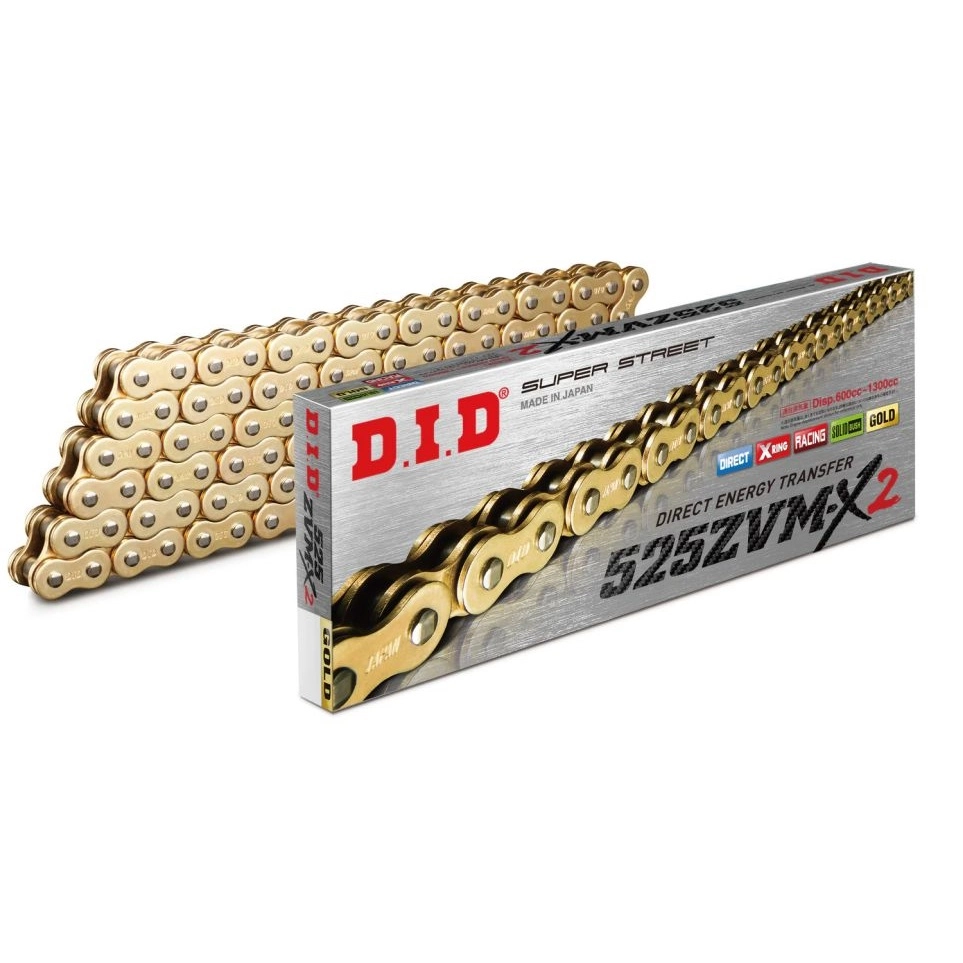 Ланцюг приводний DID 530 G&G ZVM-X2/116ZB Gold