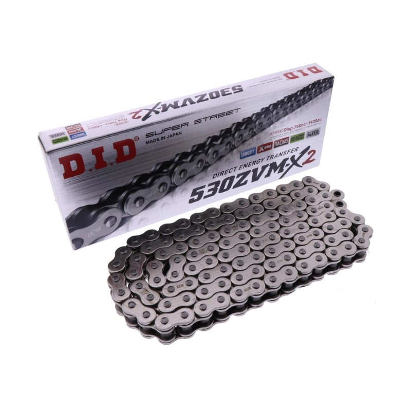 Ланцюг приводний DID 530 S&S ZVMX2/114 Silver