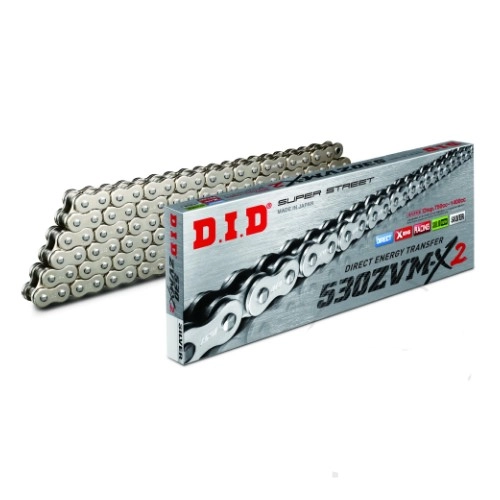 Цепь приводная DID 530 S&S ZVMX2/128 Silver