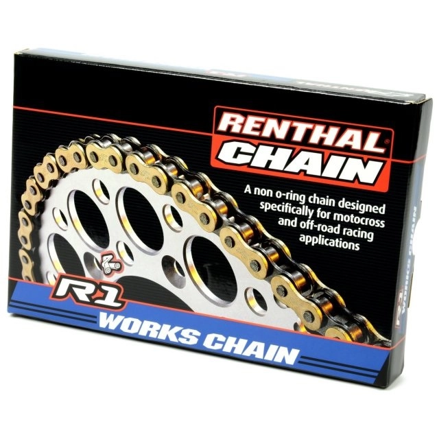 Ланцюг приводний Renthal 428 G&B R1/140L Gold/Black