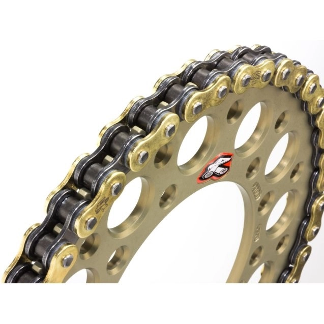 Ланцюг приводний Renthal 520 G&B R3-3/130L Gold/Black