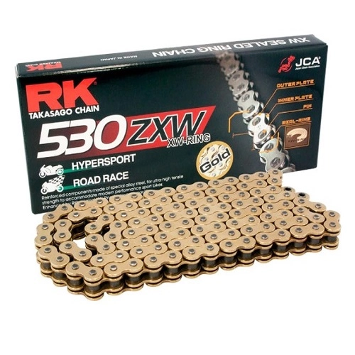 Ланцюг приводний RK 530 ZXW/122 Gold/Black