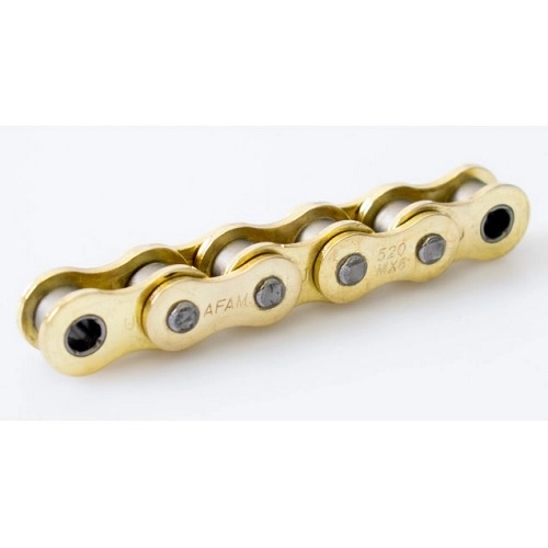 Ланцюг приводний Afam 520 G&B MX6/116 Gold/Black