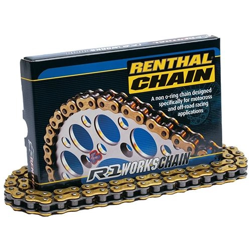 Ланцюг приводний Renthal 428 G&B R1/130 Gold/Black