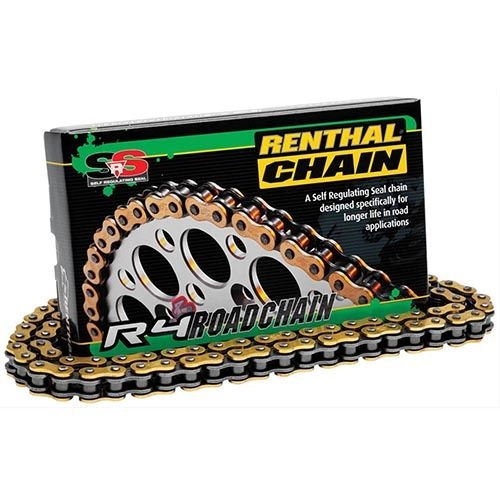 Ланцюг приводний Renthal 520 G&B ATV R4-2/114 Gold/Black