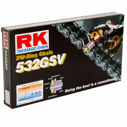 Ланцюг приводний RK 532 GSV/110 Silver