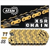 Цепь приводная Afam 520 G&B XSR/124 Gold/Black