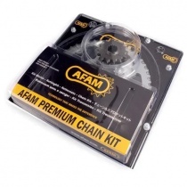 Комплект цепи и звезд Afam SLK Steel Drive Kit KTM