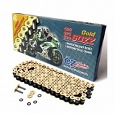Цепь приводная CZ 525 G&G SDZZ/106 Gold