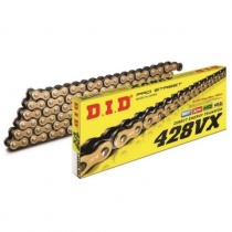 Цепь приводная DID 428 VXGB/128ZB Gold/Black
