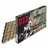 Цепь приводная DID 520 G&B ATV2/100 Gold/Black