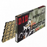 Цепь приводная DID 520 G&B ATV2/104 Gold/Black