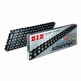 Цепь приводная DID 525 BK&BK ZVMX2/104 Black