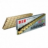 Цепь приводная DID 525 G&G ZVMX2/124LE Gold