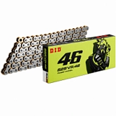 Цепь приводная DID 525 VR46/110 Gold/Silver