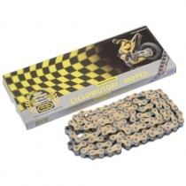 Цепь приводная Regina 420 G&B OROY/112 Gold/Black