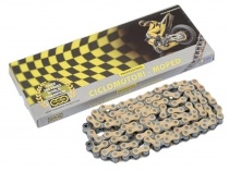 Цепь приводная Regina 420 G&B OROY/132 Gold/Black