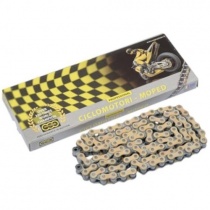 Цепь приводная Regina 420 G&B OROY/138 Gold/Black