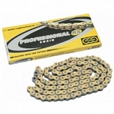Цепь приводная Regina 420 G&B RX3/128 Gold/Black