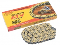 Цепь приводная Regina 520 G&B QUAD/104 Gold/Black