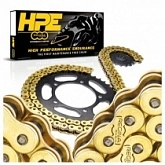 Цепь приводная Regina 525 G&B HPE/128 Gold/Black