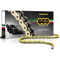 Цепь приводная Regina 525 G&B ZRP/128 Gold/Black