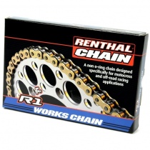 Цепь приводная Renthal 428 G&B R1/140L Gold/Black