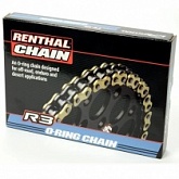 Цепь приводная Renthal 520 G&B R3-3/120L Gold/Black