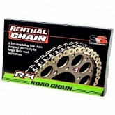 Цепь приводная Renthal 530 G&B R4-2/114L Gold/Black