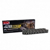 Цепь приводная RK 428 MXZ1/140 Silver