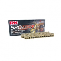 Цепь приводная RK 520 MXZ5/120 Gold/Black