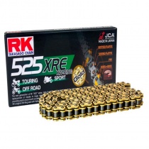 Цепь приводная RK 525 G&B XRE/124 Gold/Black