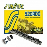 Цепь приводная Sunstar 520 RDG/100 Silver