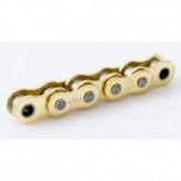 Цепь приводная Afam 520 G&B MX6/114 Gold/Black