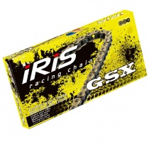 Цепь приводная Iris 420 G&B GSX/124 Gold/Black