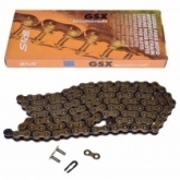 Цепь приводная Iris 520 G&B GSX/120 Gold/Black