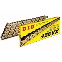 Цепь приводная DID 428 G&B VX/128 Gold/Black