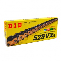 Цепь приводная DID 525 G&B VX3/110 Gold/Black