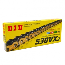 Цепь приводная DID 530 G&B VX3/106 Gold/Black