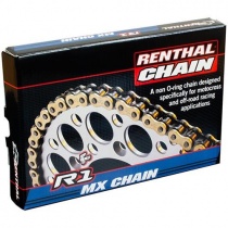 Цепь приводная Renthal 428 G&B R1/120 Gold/Black